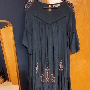 blue Francesca’s dress